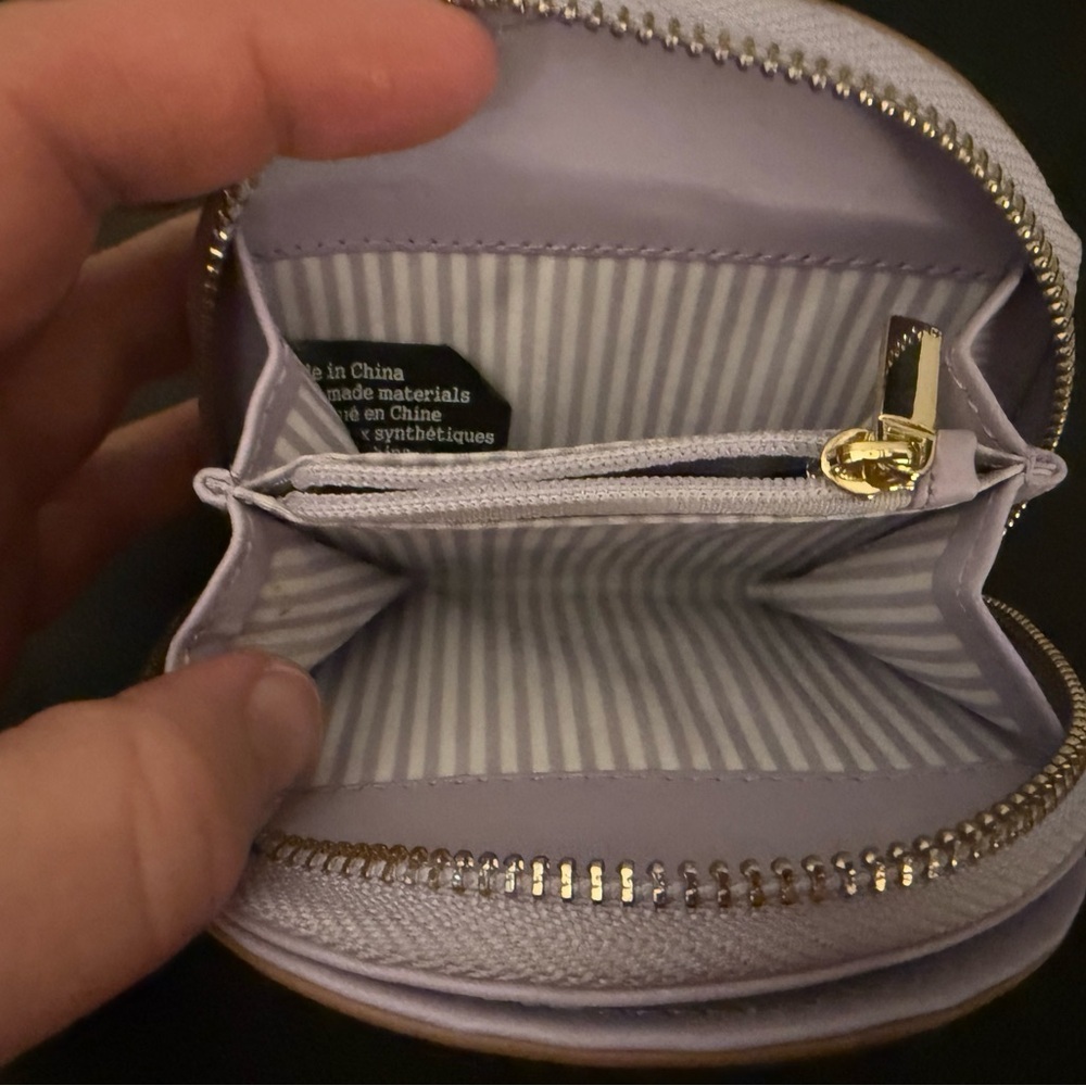 Nanette Lepore Lavender Embossed Coin Purse - Picture 5 of 10